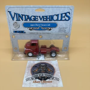 1950 Chevy Semi-Cab Red 1:43 Diecast