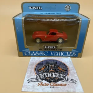 1961 Ferrari SWB 1:43 Diecast Model ERTL NIB