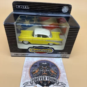 1957 Chevy Baby Yellow 1:43 Diecast Model Ertl NIB