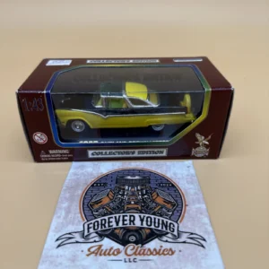 Ford Fairlane Crown Vic Yellow Black 1:43 Diecast Model