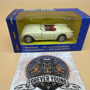 1954 Corvette C1 Convertible White 1:43 RTR Power Racer
