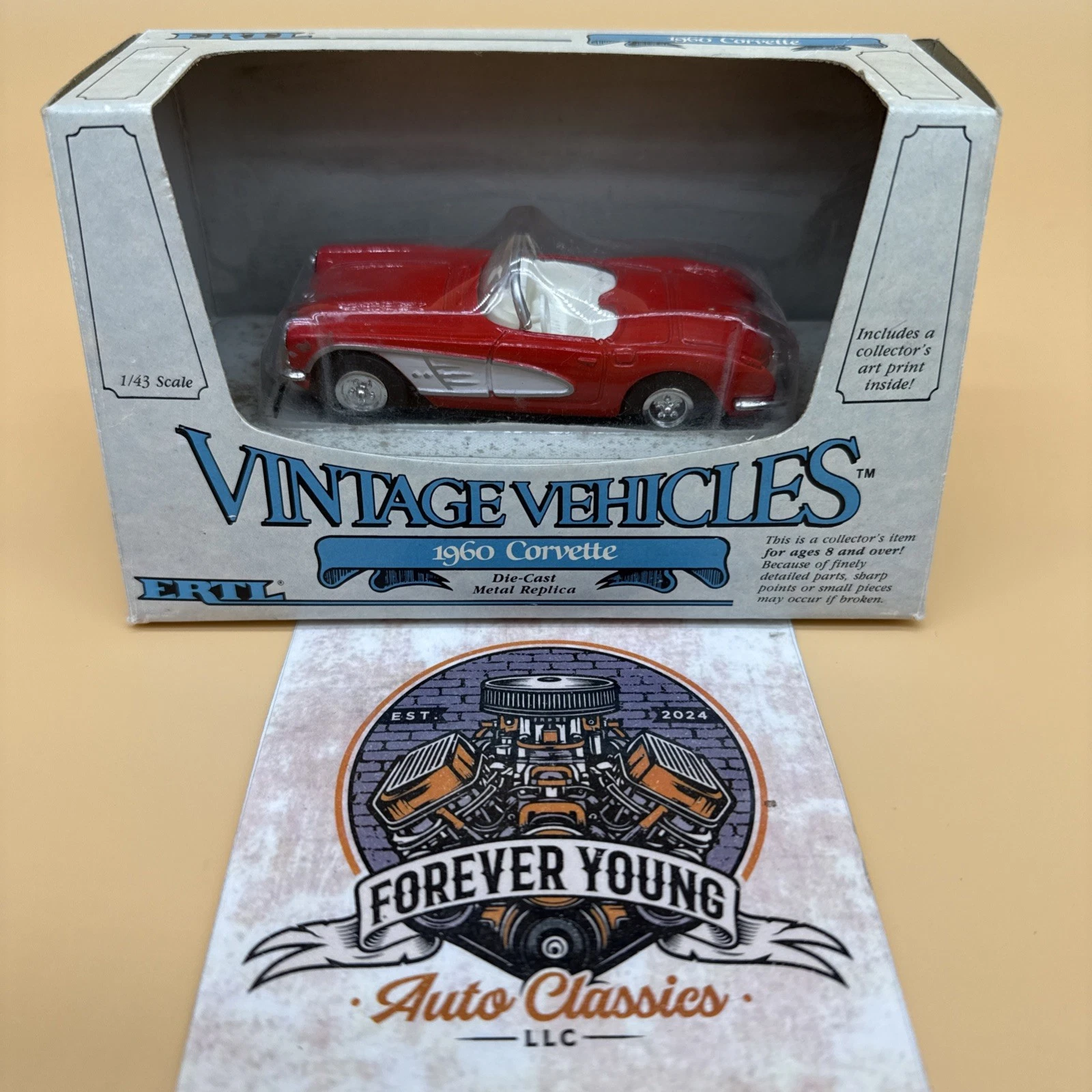1960 Chevrolet Corvette 1:43 model