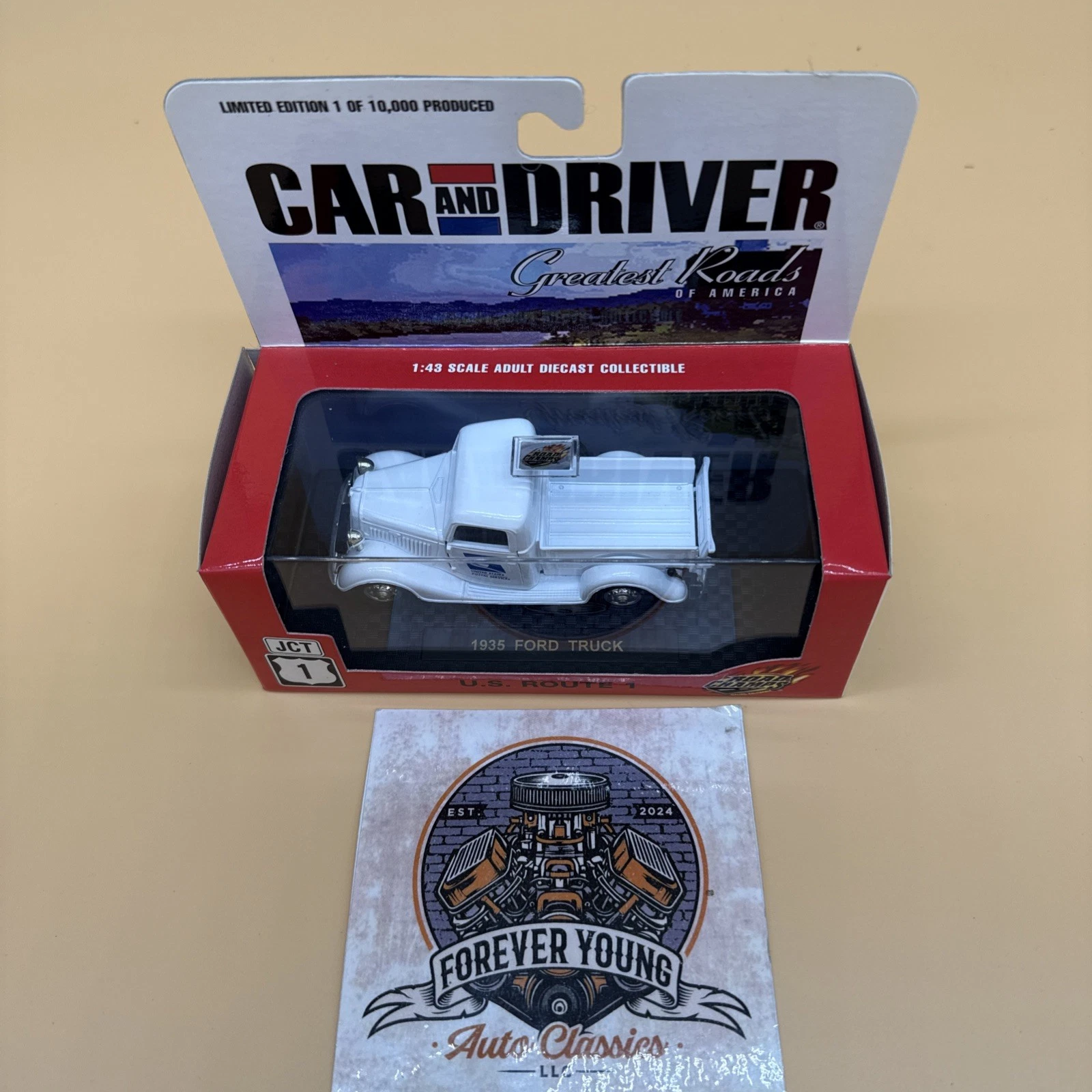 1935 Ford Truck USPS 1:43 Diecast Model Car and Driver Limited - Image 2