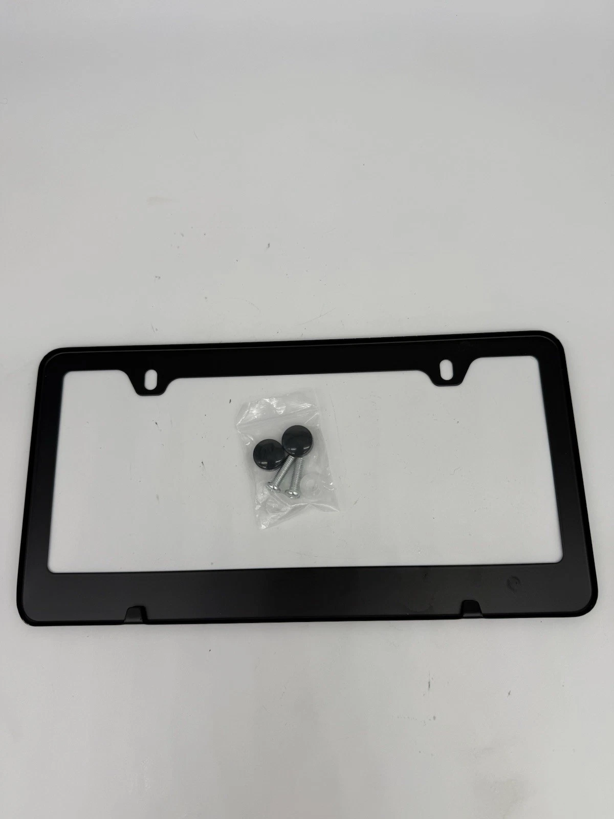 Ford Mustang Metal License Plate Frame Black - Image 3