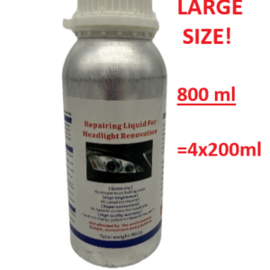 Car Headlight Restoration Liquid 800 ML ! Repair fluid For Vintage Classic Cars