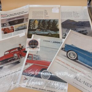 Lot of 20 Plymouth Magazine Advertisements 1950s-1970s Vintage Original Sealed