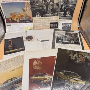 Lot of 10 Cadillac Magazine Advertisements 1920s-1970s Vintage Original Sealed