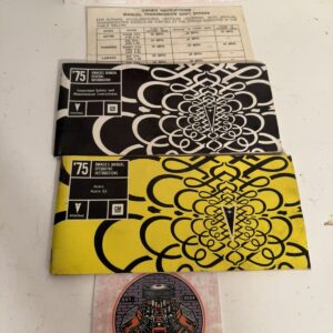 ORIGINAL 1975 PONTIAC ASTRE & ASTRE SJ Factory Owners Service Manual