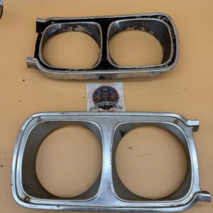 1969 Plymouth Road Runner Satellite Belvedere GTX Front Head Light Bezels MOPAR