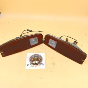 1967-72 Ford F100 F250 Bronco Tail Lights Assembly With Housings Wires