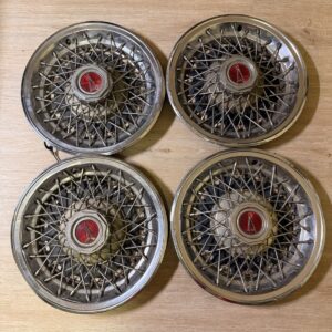 Set of 4 14" Wire Hub Caps Wheel Covers 1980-81 Grand Prix ORIGINAL OEM