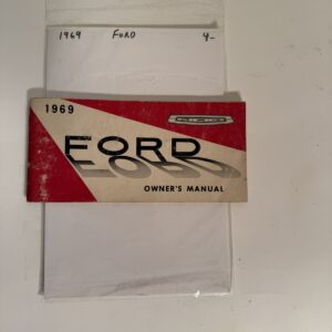 ORIGINAL 1969 Ford Owners Users Guide Manual Book PN 3692-69