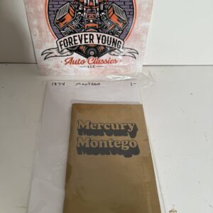 ORIGINAL 1974 MERCURY MONTEGO Owners Manual Glove Box Book Vintage RARE