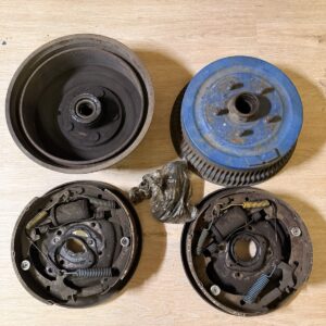 1967-70 Ford Mustang Cougar Front Drum Brakes 5 Lugs LH RH 10"x2.5" ORIGINAL Set
