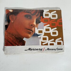1966 Mercury & Comet  Full Line  Folder Sales Brochure ORIGINAL