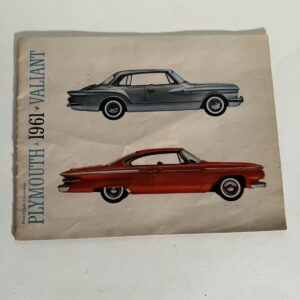 1961 Plymouth VALIANT - Car Dealer Sales Brochure / Catalog ORIGINAL