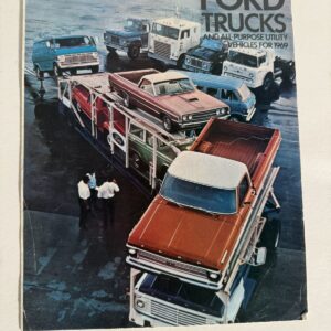 ORIGINAL 1969 Ford Trucks and All Purpose Utility Vehicles Sales Brochure
