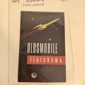 1953 Oldsmobile Featurama Original Car Sales Brochure
