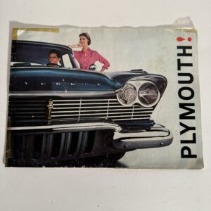 1957 Plymouth Belvedere Plaza Savoy Suburban Sales Brochure Folder ORIGINAL
