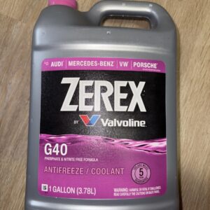 ZEREX G40 PINK Coolant Antifreeze Fluid - Porsche Audi VW Mercedes 1977-UP 1 Ga