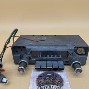 Working 1965-66 Dodge Polara Music Master AM Push Button Radio Mopar Model 2355